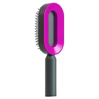 Massage Comb Hair Brush Self Cleaning Hair Brush For Women One-key Quick Hair Comb 3D Air Cushion Hair Styling Tools Combs