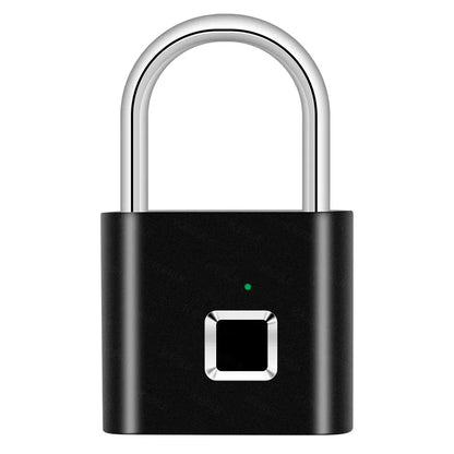 HEE RAK Keyless USB Charging Fingerprint Lock Smart Padlock Waterproof Door Lock 0.2sec Unlock Portable Anti-theft Padlock Zinc