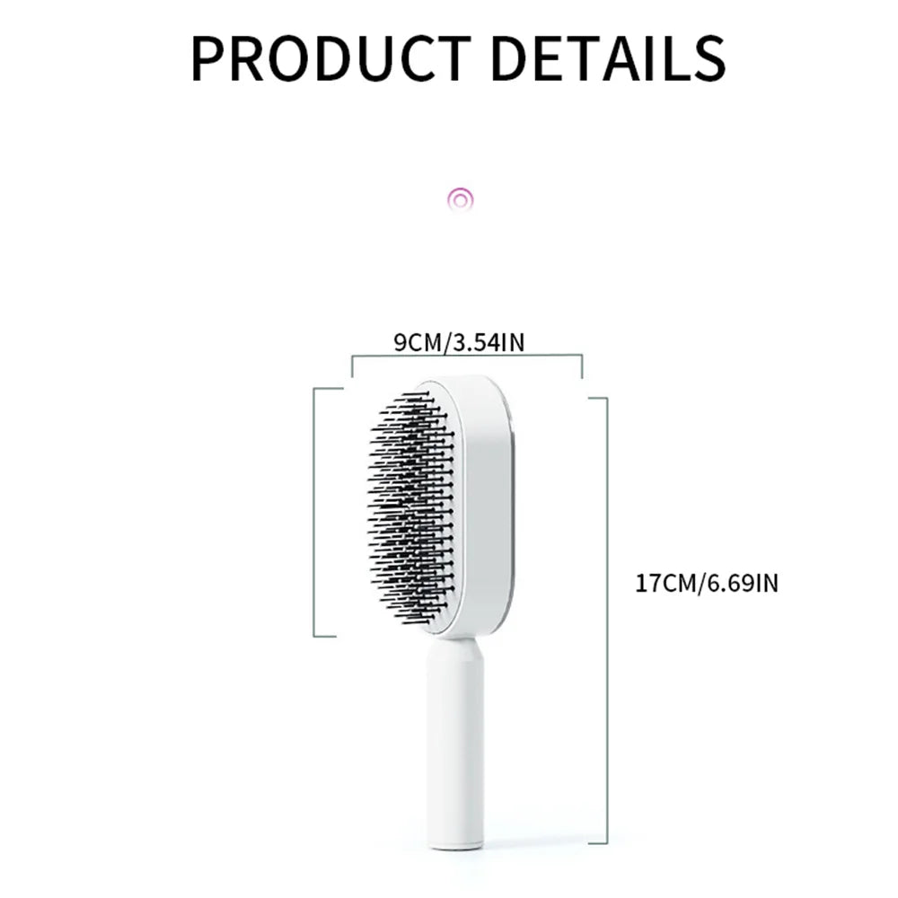 Self Cleaning Hair Brush Massage Home Hair Comb Anti-Static Hairbrush 3D Air Cushion Hair Brushes Hairdressing Styling Hair Tool