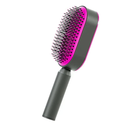 Massage Comb Hair Brush Air Cushion One-Key Self Cleaning Hair Comb Professional Detangling Scalp Air Bag Combs For Hair