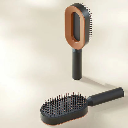 Massage Comb Hair Brush Self Cleaning Hair Brush for Women One-Key Quick Hair Comb 3D Air Cushion Hair Styling Tools Airbag Comb