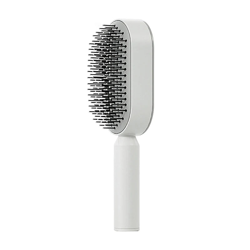 Massage Comb Hair Brush Air Cushion One-Key Self Cleaning Hair Comb Professional Detangling Scalp Air Bag Combs For Hair