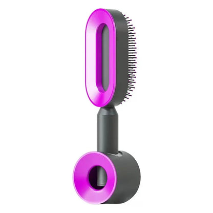 Massage Comb Hair Brush Self Cleaning Hair Brush For Women One-key Quick Hair Comb 3D Air Cushion Hair Styling Tools Combs