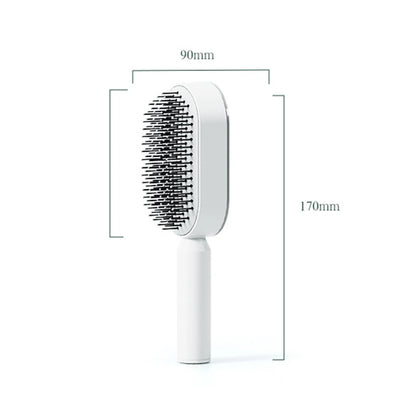 New Hair Brush One-Key Self Cleaning Detangling Scalp Air Cushion Combs Anti-static Scalp Massage for Women Grooming Tool